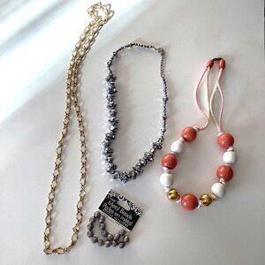 Bundle of Women's Necklaces Costume Jewelry Women's Accessories Costume Jewelry